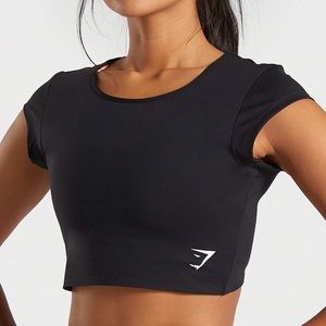 Gymshark Dreamy Cap Sleeve Active Crop Top